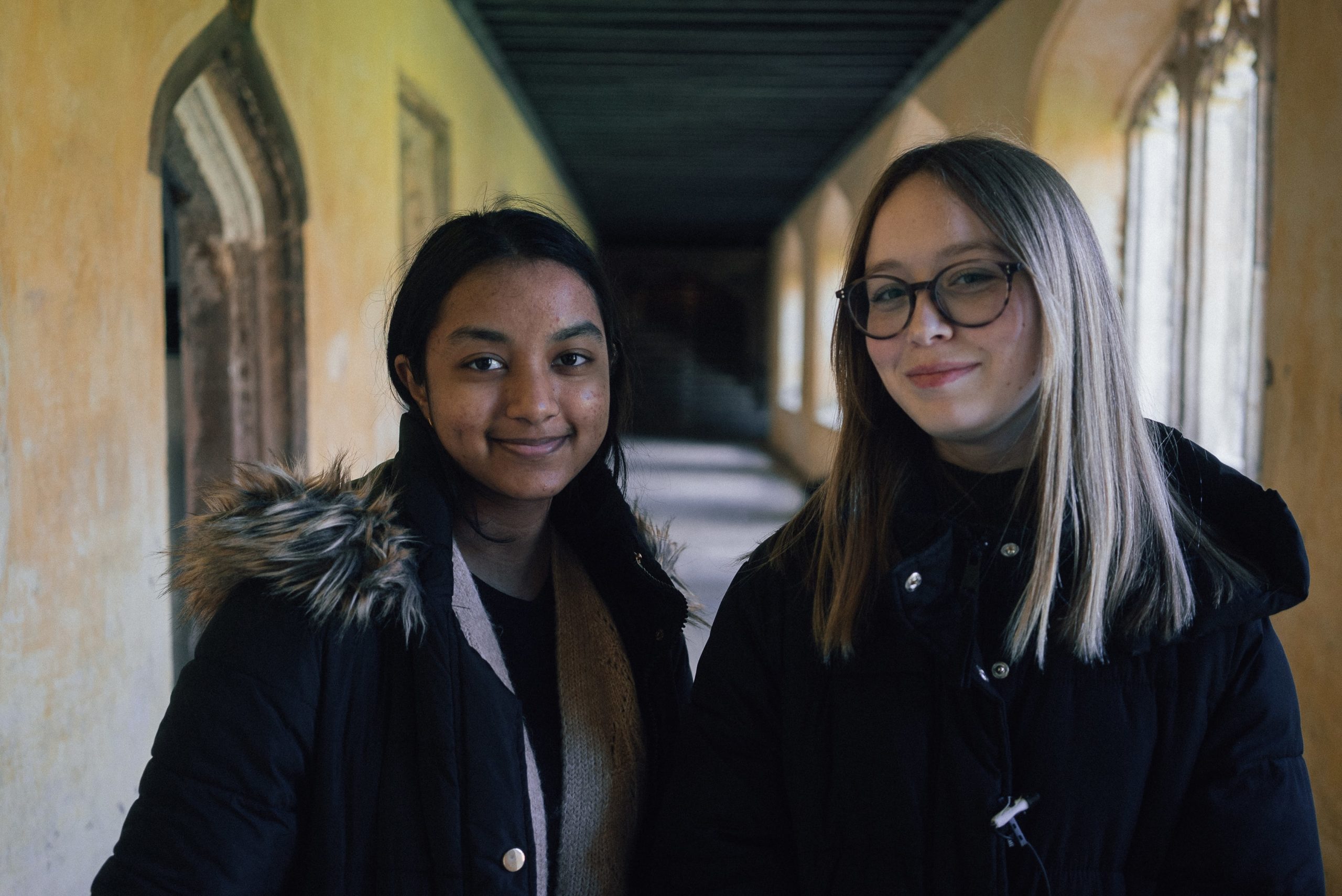 Two The Access Project students on a trip to Oxford University